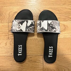 TKEES Snakeskin Lucas Sandal